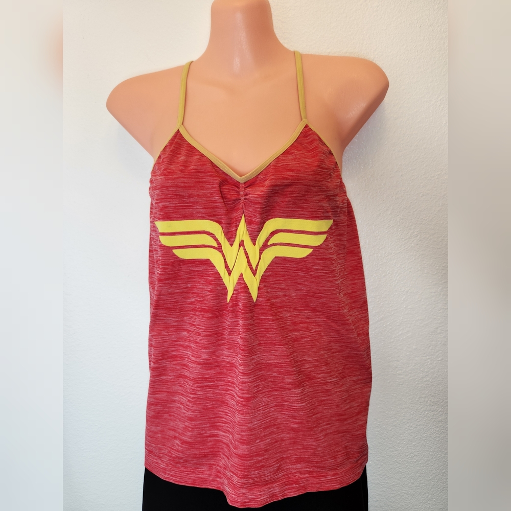 Red Wonder Woman Tank Top Spaghetti Strap